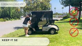 Upgrade Your Golf Game: MUST-HAVE Formosa Golf Cart Black Sunshade