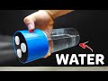 Never use battery  how to make water powered flash light