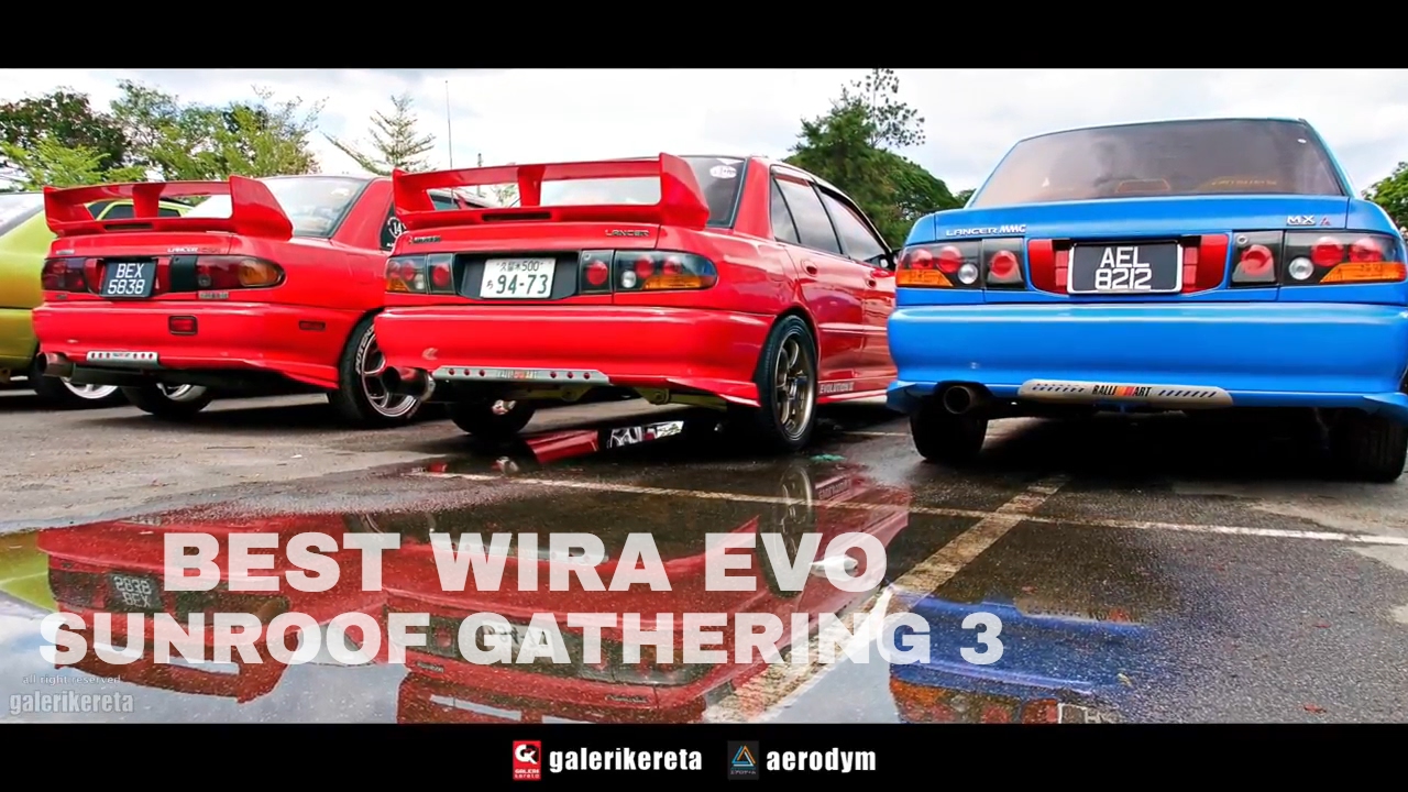 Best Of The BEST Proton Wira Convert Lancer EVO 3 Libero At Sunroof