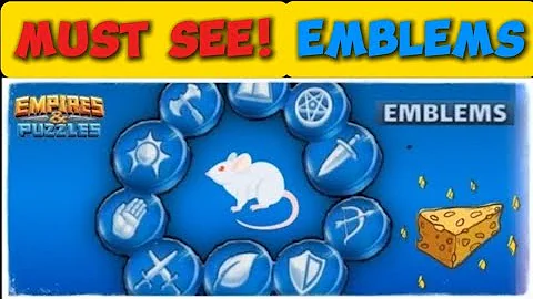 Top Emblems Tips! - Best Emblem Paths - Everything You Need To Know - Empires and Puzzles