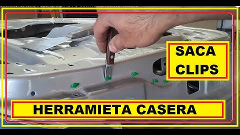 COMO QUITAR/SACAR CLIPS DE AUTO/sacaclip casero/ herramienta casera