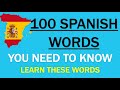 Palabras En Español Las 100 Palabras Más Importantes Palabras En Español Las 100 Palabras Más Importantes