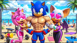 Sonic Story: The Crazy Love of Female Fans Amy and Rouge for Sonic || Sonic The Hedgehog 3 Animation