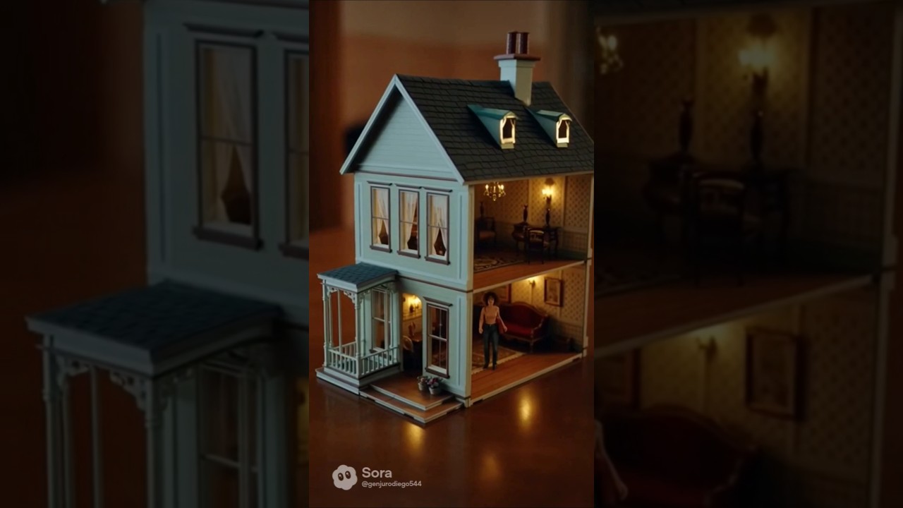 Miniature Victorian Dollhouse