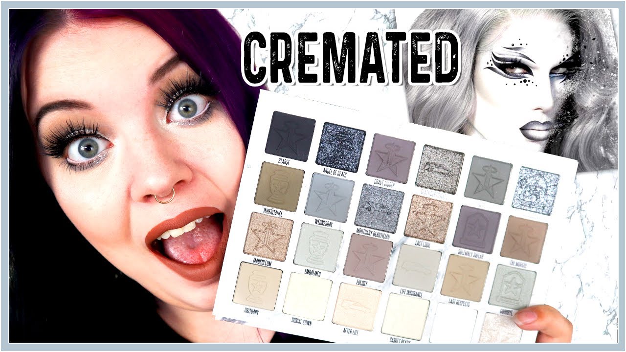 Jeffree Star Cremated Palette 💀 First Impressions / Try On - YouTube