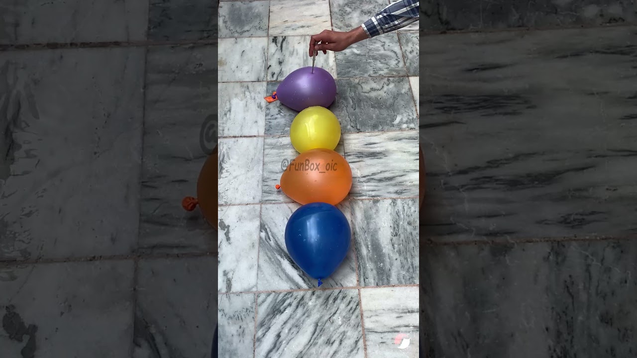 Colorful Water Balloon Explosion ASMR | Relaxing Burst  