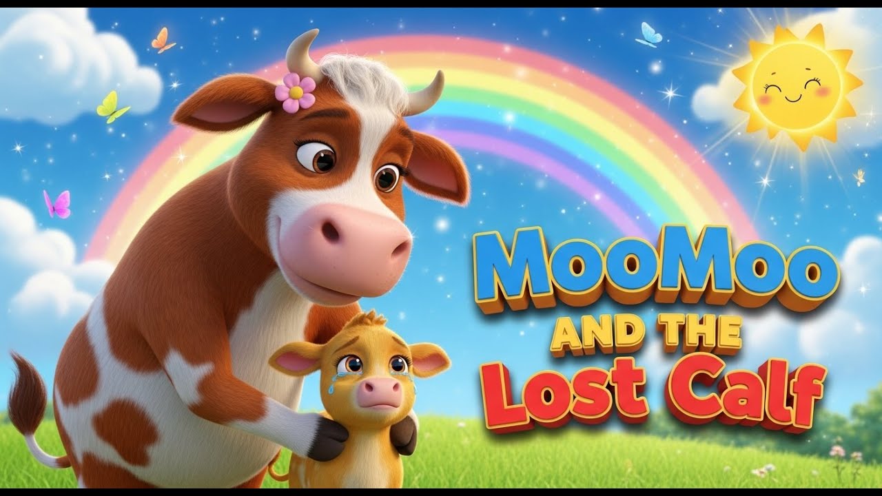 🐮 MooMoo and the Lost Calf | Moral Story for Kids | Bedtime Story | Kids Learning Video