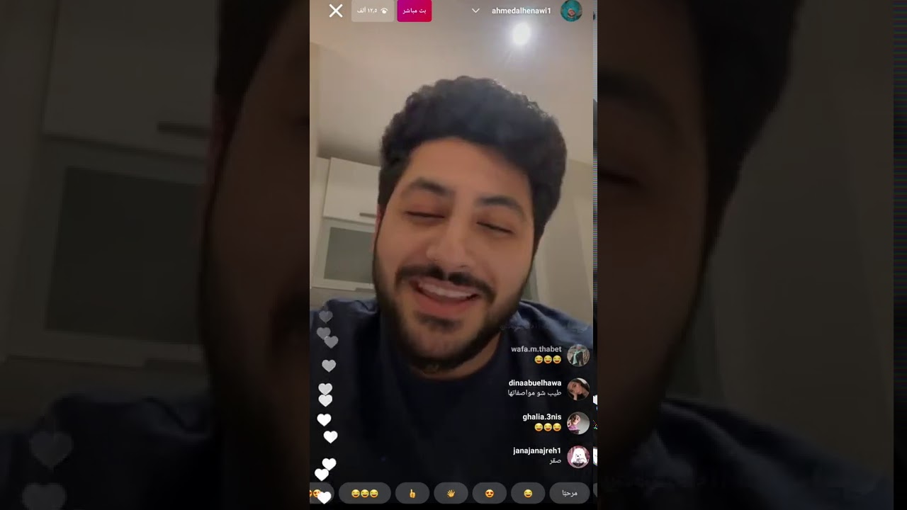 لايف الحناوي نقاش مع المتابعين ,كيف الحناوي يعمل محتوى مع مرته🤣🤣 - الحناوي