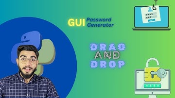 How To Create GUI Password Generator | Drag & Drop | Python | Tkinter | Figma | Tutorial | Urdu