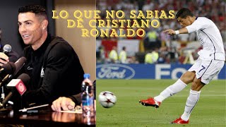 LO QUE NO SABIAS de Cristiano Ronaldo