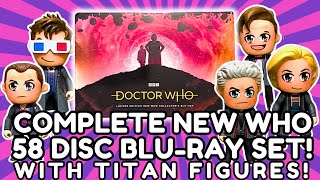 Doctor Who Complete New Who Series 1-13 Blu ray Box Set (US/CA Limited Edition) with Titan Figures!