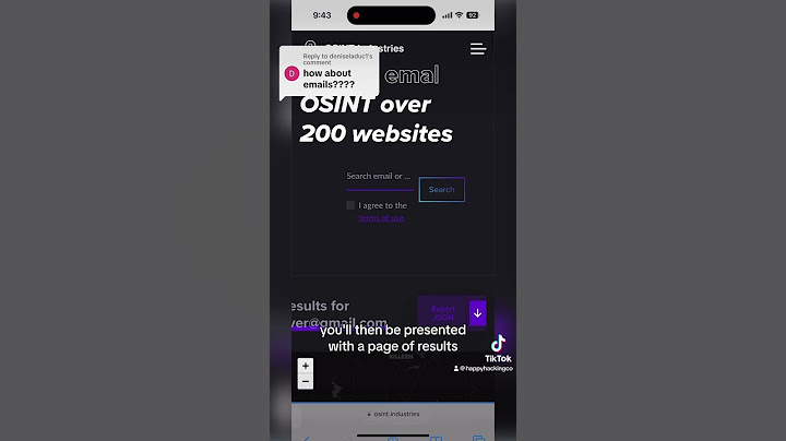 Heres how you find someone using a popular OSINT tool with just an email! #osint #hacking #privacy