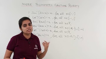 Class 12th – Inverse trigonometric Function Property | Trigonometric Function | Tutorials Point