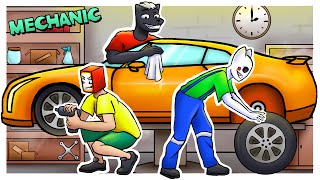 ОТКРЫЛИ СВОЮ ШИНОМОНТАЖКУ! УГАРНАЯ ИНДЮШАТИНА - Mechanic Heroes