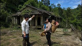 Full video: Kind man gifts a single mother an abandoned house so she can start a new life.