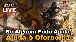 🔥DIABLO 4 LIVE! Ajudando a Comunidade e Jogando de Renegada 😁