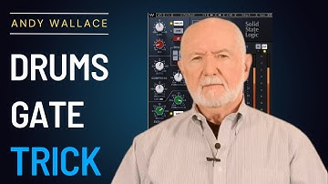 ANDY WALLACE II DRUMS GATE TRICK! @mixwiththemasters