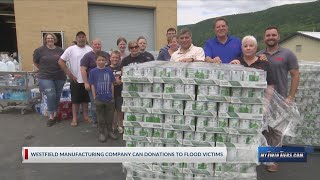 Westfield manufacturing company donates truck full of food to flood victims