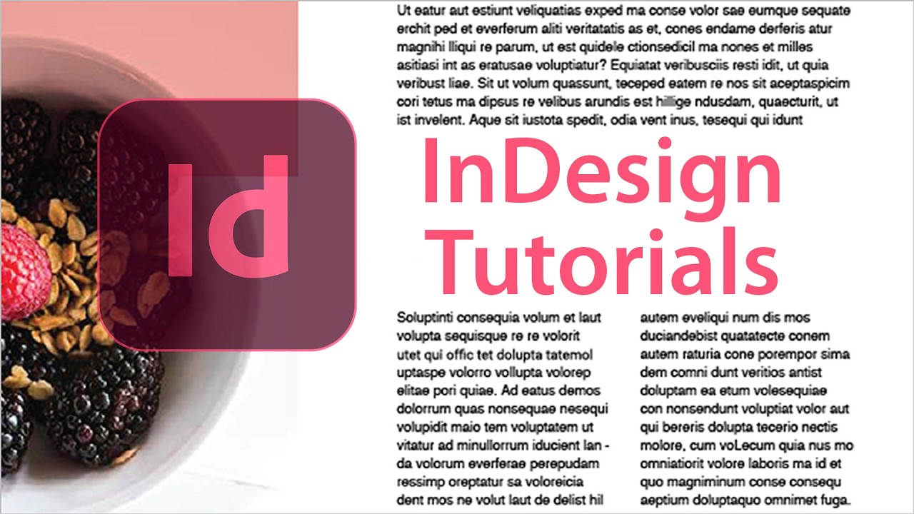 Understand Frames in InDesign - YouTube