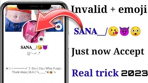 😱HOW TO MAKE INVALID EMOJI NAME| UPDATE NAME| FACEBOOK EMOJI NAME CHANGE|UNIQUE FB NAME CHANGE 2023🤔
