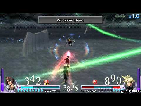 Dissidia: Final Fantasy - Squall vs Cloud