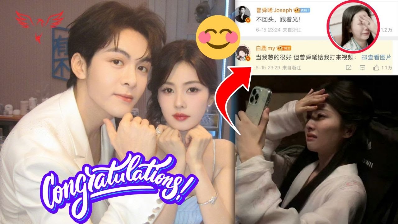 Bai Lu broke down in tears while talking with Zeng Shunxi after their drama became a record-breaker.