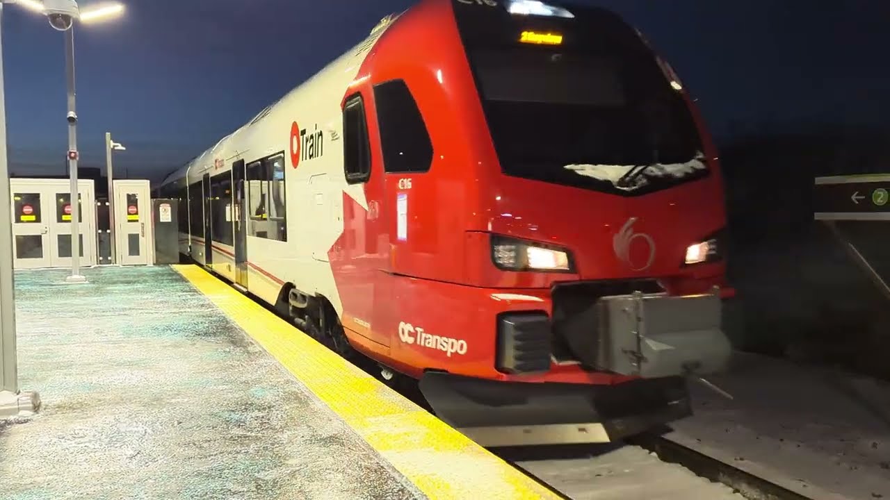 Линии 2 и 4 O-Train в Оттаве открыты!!! — День 1, первая поездка в 6:45 утра по OLRT