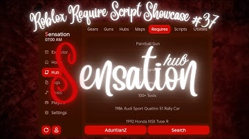 Roblox Require Script Showcase #37 | Sensation Hub V1