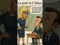 👉 "En classe avec Brigitte & son élève préféré 📚😂"#Macron #caricature #politique #shorts