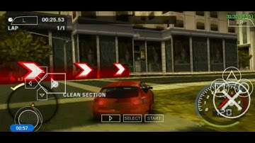 Game Play PPSSPP Most Wanted 5.1.0 - part7 City Speed