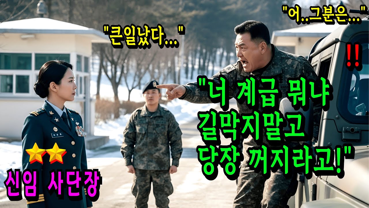 “아줌마 뭐야“ 길 막지 말고 꺼지라며 신임 여군 투스타 사단장을 몰라보던 오만한 대령의 최후ㅣ노후사연ㅣ오디오북ㅣ사이다사연ㅣ사연라디오