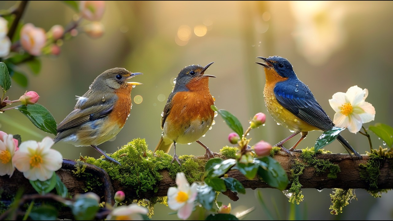 Gentle Piano Melodies & Birdsong | Calm Background Music for Deep Focus & Productivity