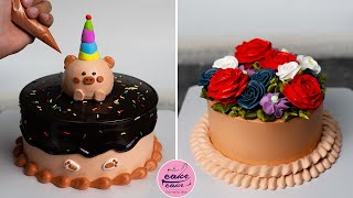 Cute Pig-Cake Decorating Tutorials For Cake Lovers | New Rose-Cake Design Ideas