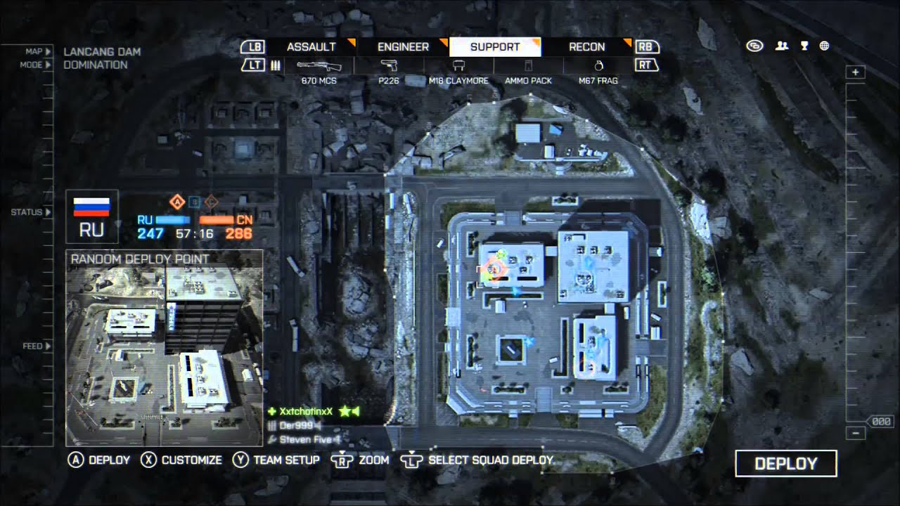 Battlefield 4 Xbox One Gameplay 18 Domination(Lancang Dam) - YouTube