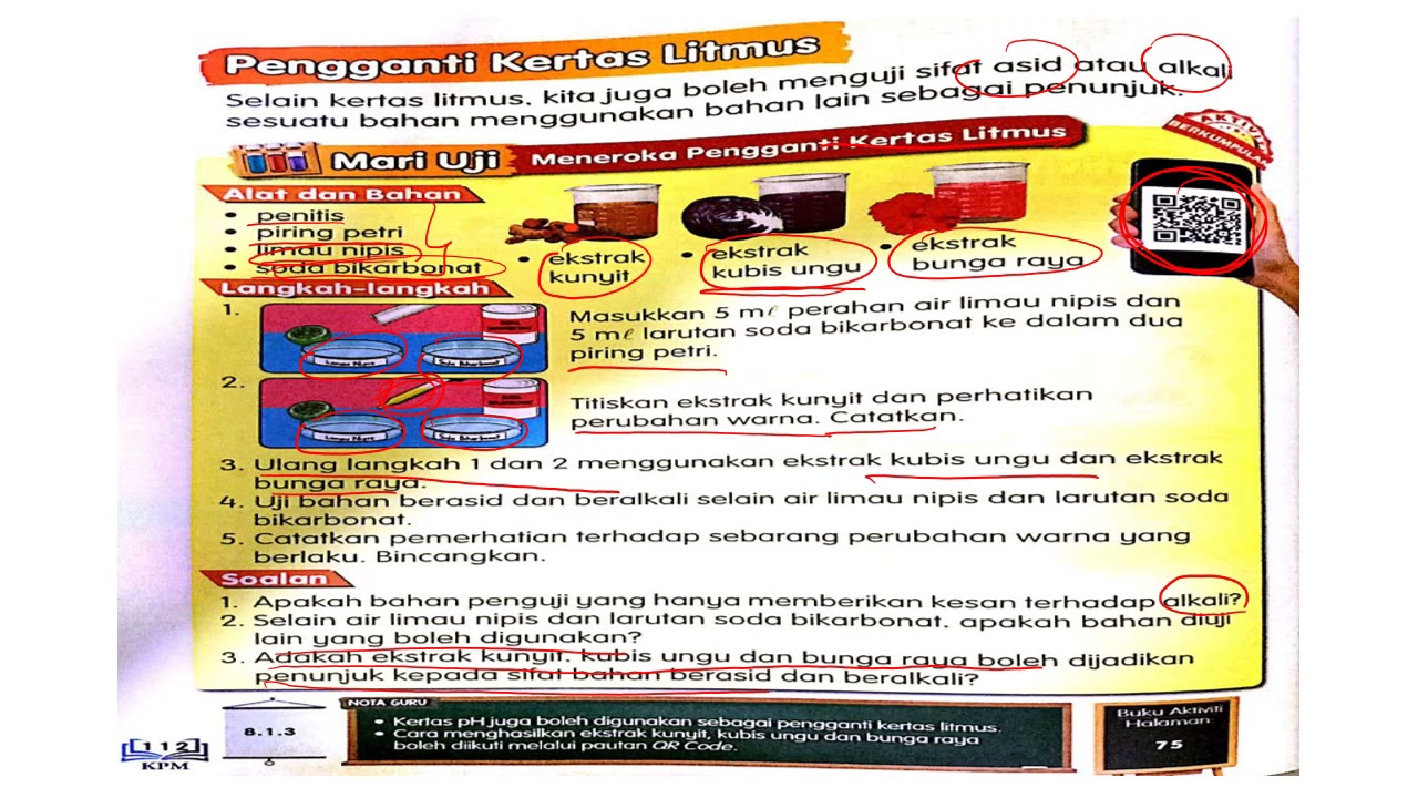 Asid Dan Alkali Sains Tahun 3 Kaedah Lain Bagi Menguji Sifat Bahan By Cikgu Jasmin Halim Youtube