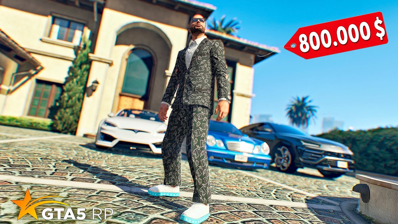 КУПИЛ ДОМ НА РИЧМАНЕ ЗА 800.000$... • GTA 5 RP Strawberry