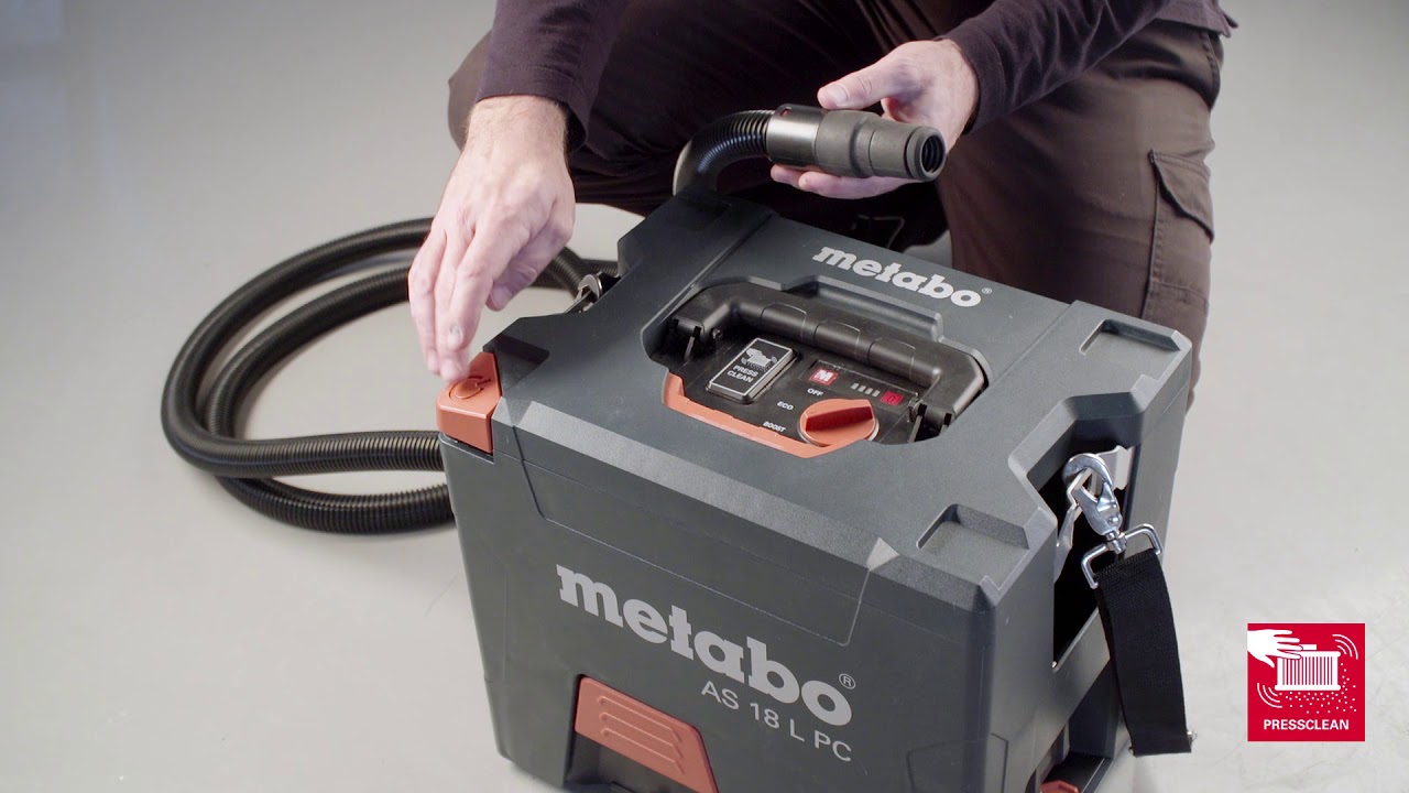 Metabo 18 Volt Σκούπα Γενικών Χρήσεων Μπαταρίας AS 18 L PC