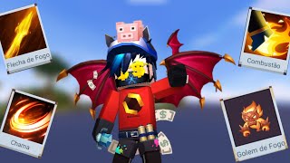Usando itens de fogo/chamas em Bed Wars ♨️🔥 [ Garena Blockaman GO ] #bedwars #bgportal screenshot 1