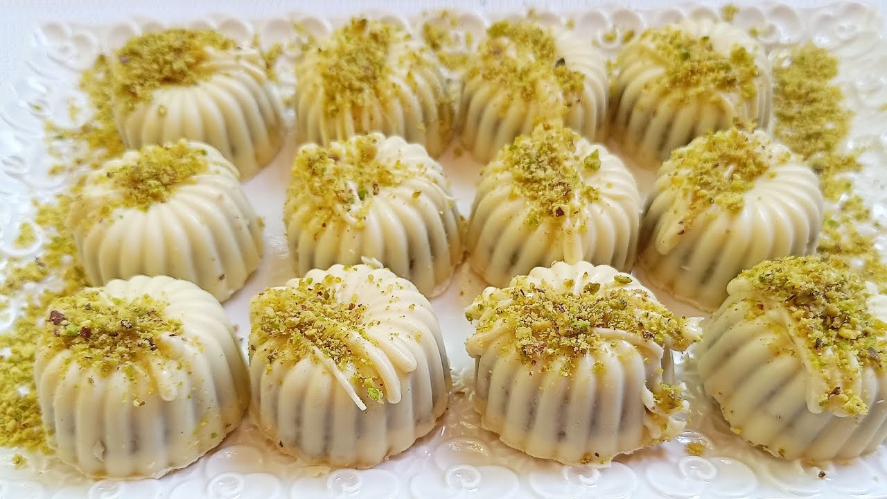 BOMBONES DE  PISTACHO( LOS MEJORES IRRESISTIBLE )dulces para el EID🐑 😋
