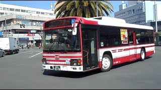 2020.03.19 日野ブルーリボンII 京阪バス N-3887 (高槻営業所所属) 大阪200か43-74 JR茨木行き 阪急茨木バス停