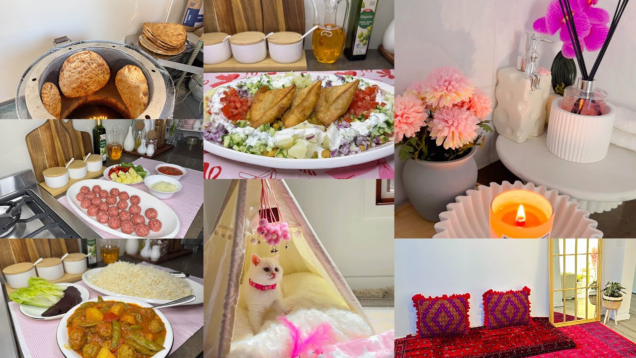 Productive | motivational | silent cooking cleaning vlog | tandoori Nan 