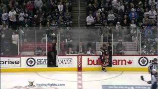 George Parros vs Mark Stuart December 17th 2011
