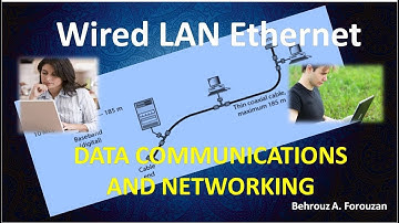 13 DATA COMMUNICATIONS AND NETWORKING Wired LAN Ethernet