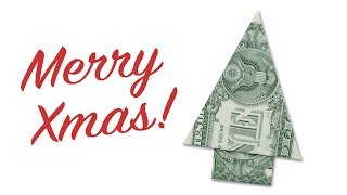 Easy money origami instructions on how to make a christmas tree out of
money. you'll need 1 dollar bill this xmas tree. - deutsche
version/german ver...