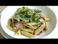 How to Make Creamy Pasta Bacon Mushroom Quick simple recipe