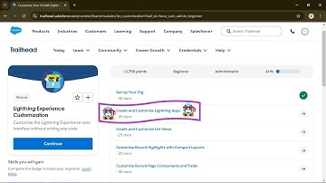 Create and Customize Lightning Apps || Lightning Experience Customization || Admin Beginner || 2024