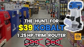 $39 Lowes Kobalt Trim Router (was $99)