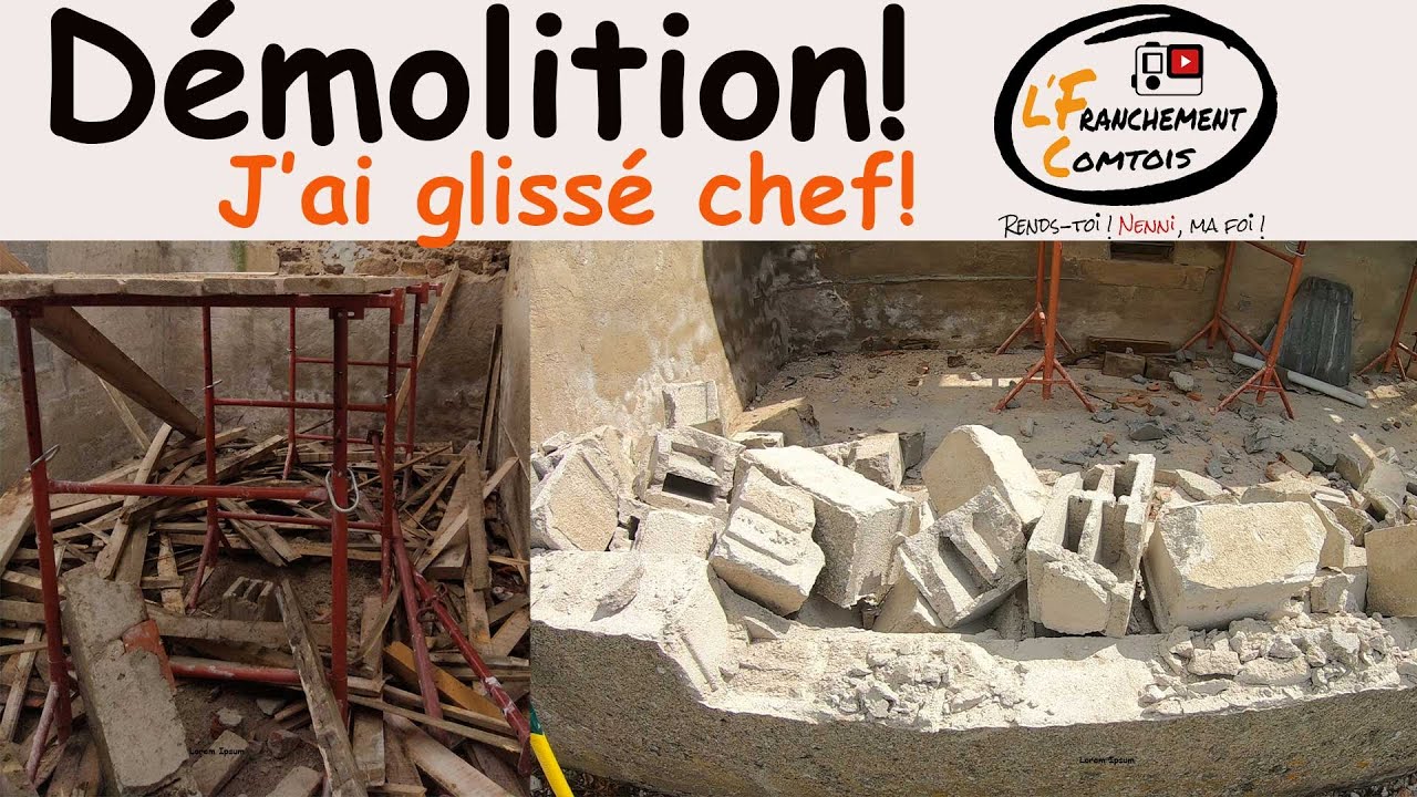 26G. RENOVATION! Démolition d'un vieux bâtiment, et pose de la dernière pierre d'angle!