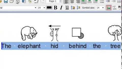 SymWriter 2 | Other Features Using Colour