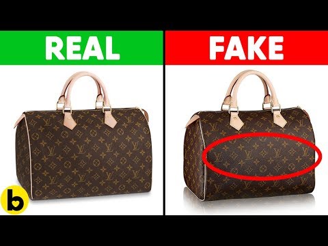 유명 브랜드가 진짜인지 가짜인지 알려주는 12 가지 팁
